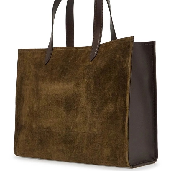 ❌❌SOLD! NWT Balmain B-Army 42 Large Suede Tote - Picture 2 of 4